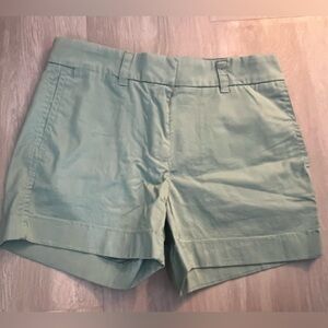 J. Crew Women’s/Teen Mint Green Tailored Chino Shorts sz 000